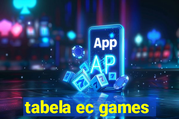 tabela ec games